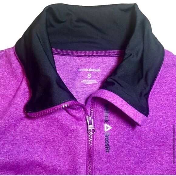 Reebok CrossFit Workout Jacket in Hot Pink Heather/Black Women’s S - Picture 8 of 13